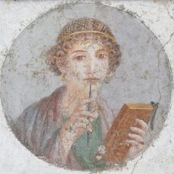 pompeiian woman-writer